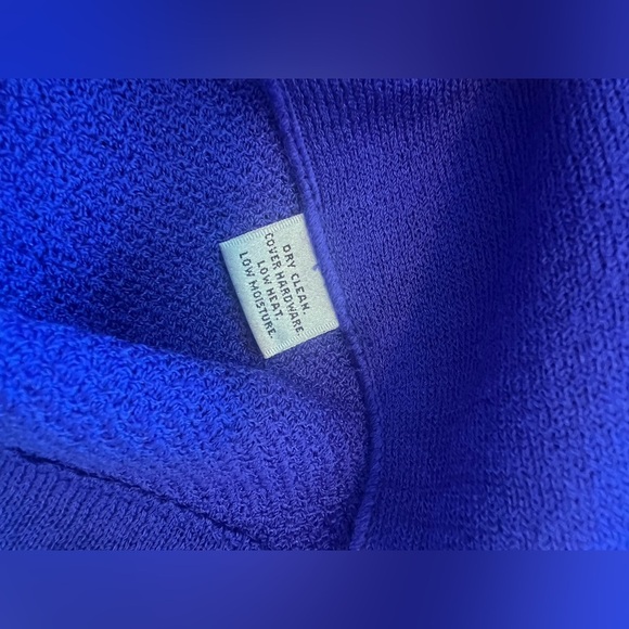 St. John Purple Peacoat Classic Wool Blend - Picture 10 of 10